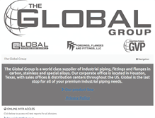 Tablet Screenshot of globalgroup1.com